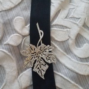 VALENTINO Wide Suede Belt